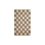 Tapis à carreaux en jute