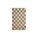 Checkered jute rug