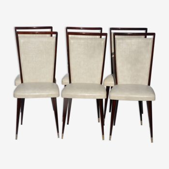 Set of 6 chairs 60s/70s