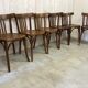 Série de 6 chaises bistrot