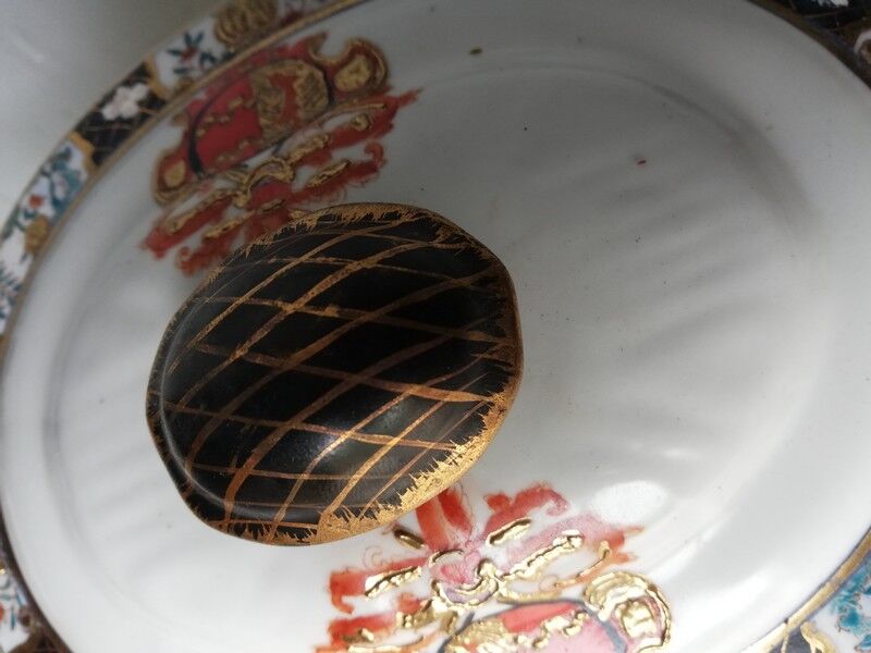 China East India Company + mark - soupiere + 19th dish