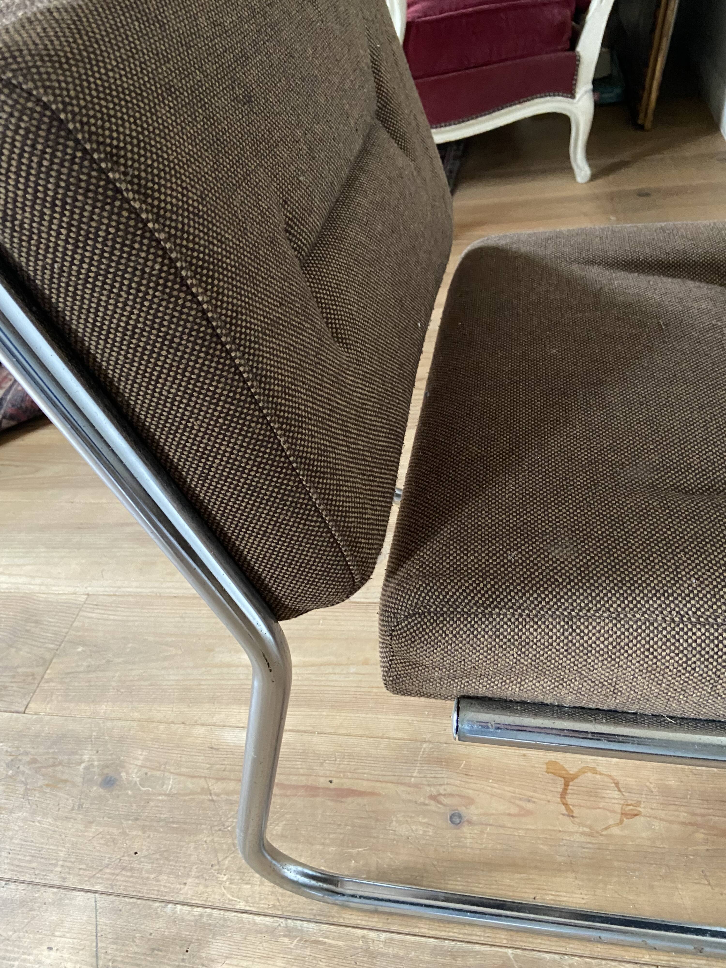 Pair of vintage chrome heaters 60s design