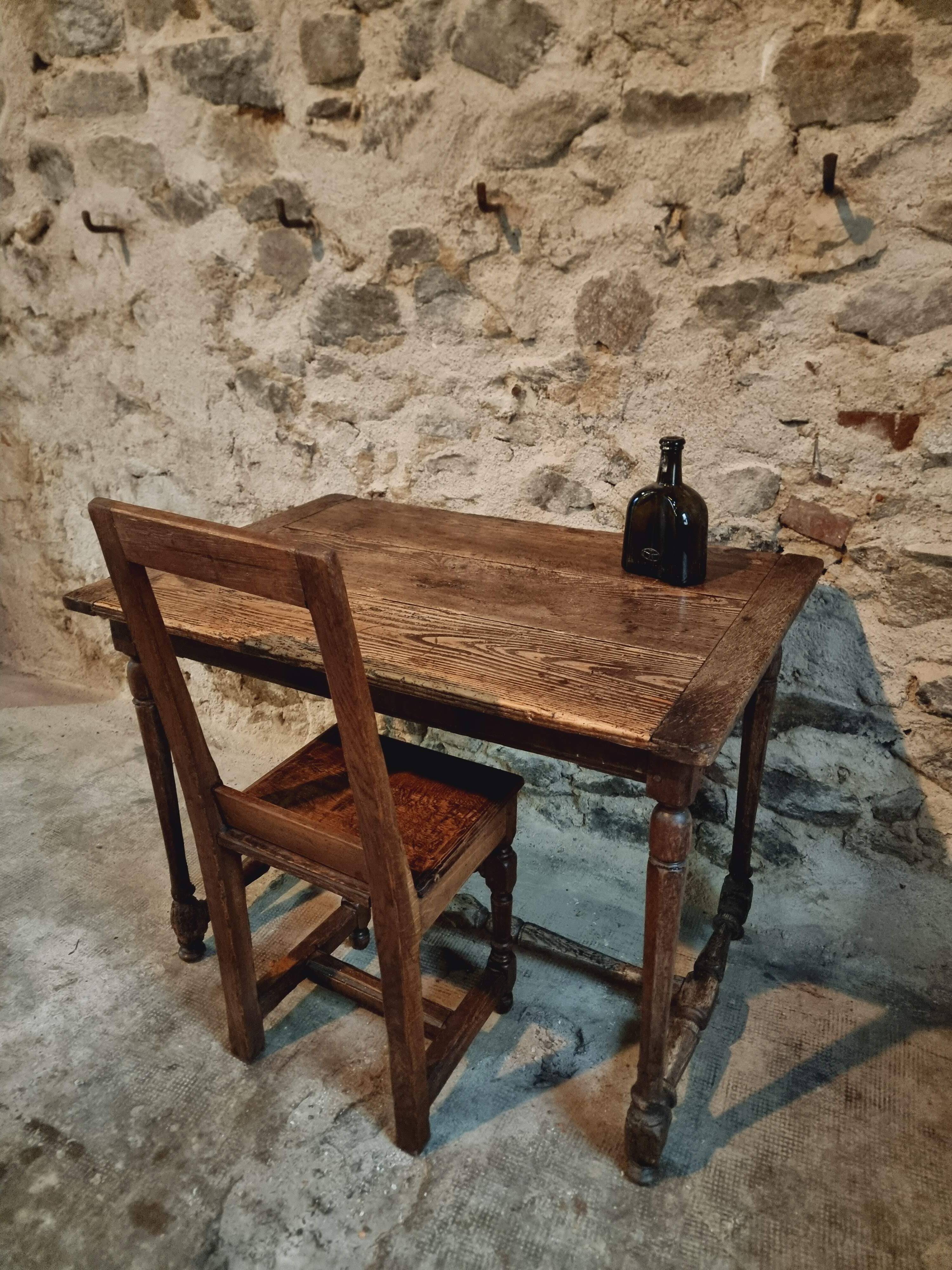 Antique French Table | 19th Century | Oak & Pine