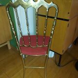 Chiavari Italian brass design chair