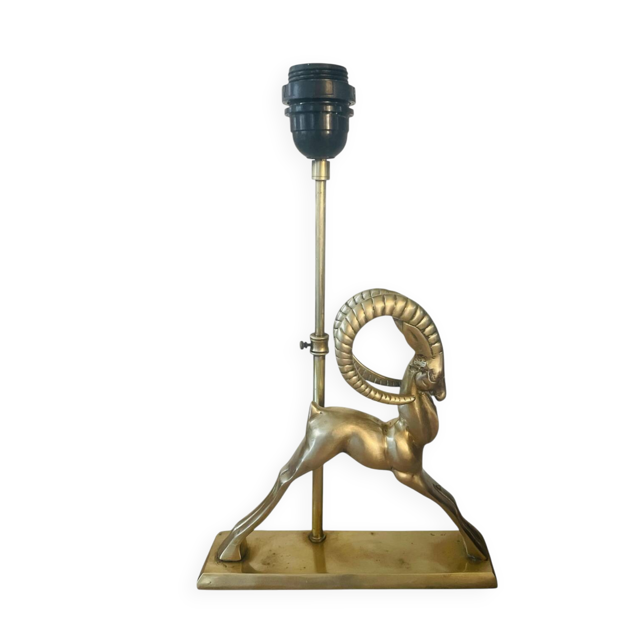 Art Deco Brass Lamp