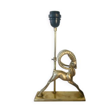 Lampe en laiton Art déco