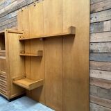 Huge piece of furniture by Guillerme and Chambron, 1950s