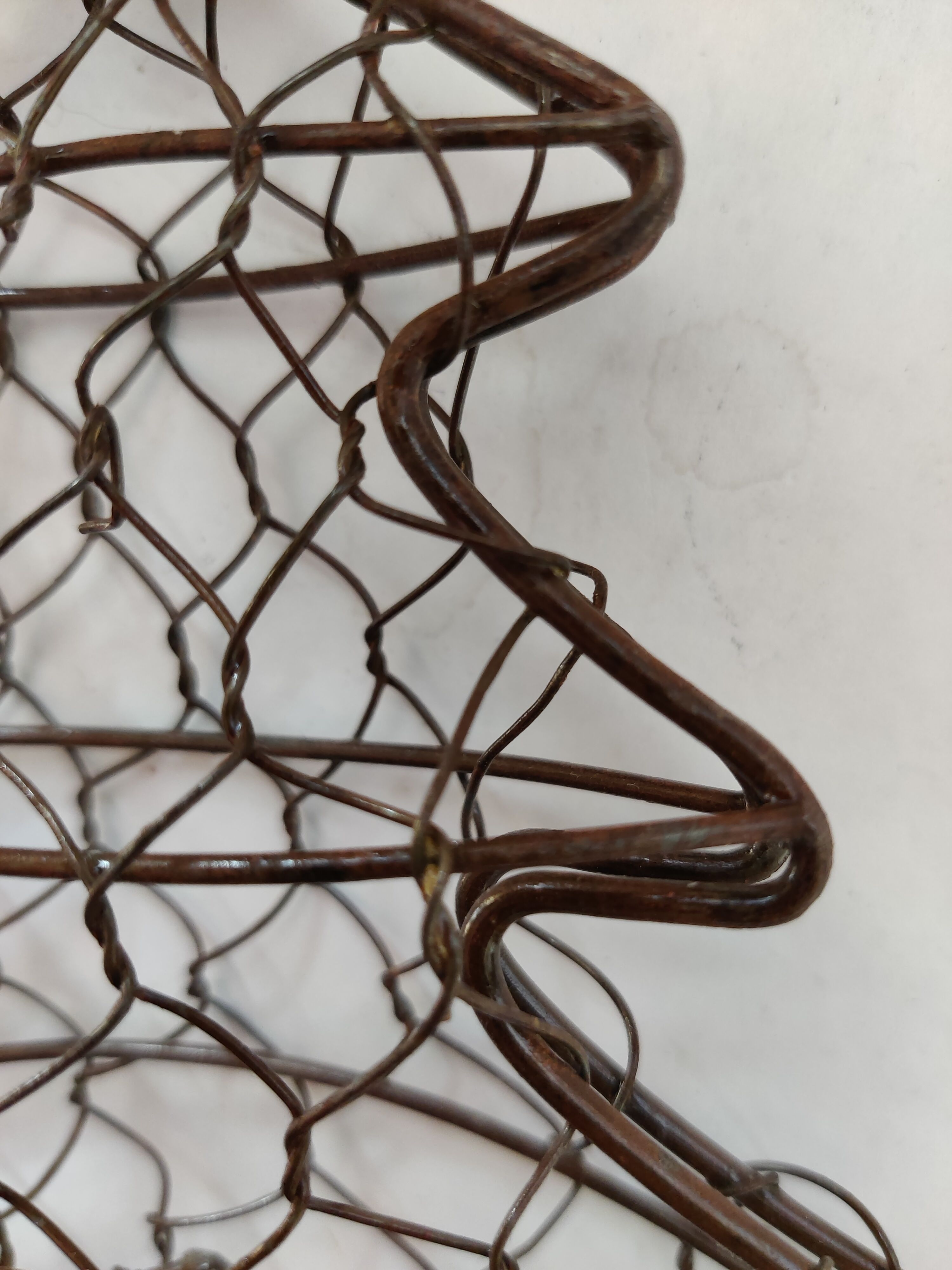 Vintage Christmas tree mesh hanging box