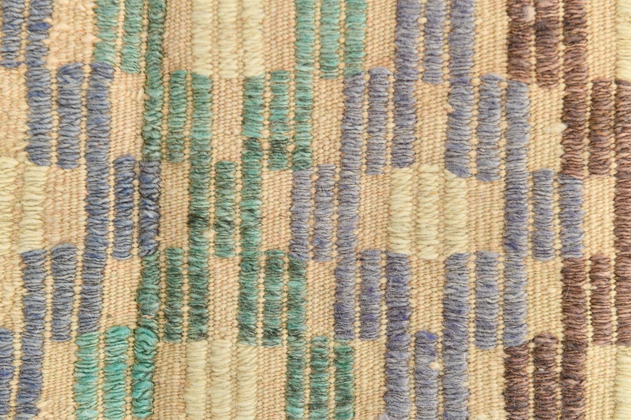 6x11 Wool Vintage Kilim Rug, Ethnic Patterned Rug, 177x332Cm