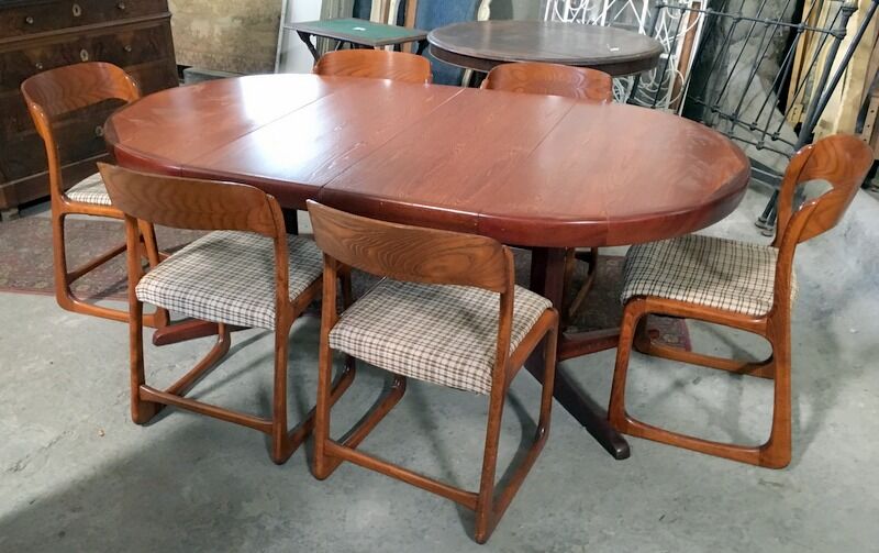 Chairs and table vintage Baumann