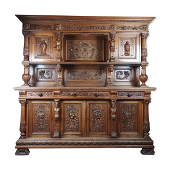 Renaissance walnut sideboard, 19th century