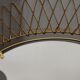 Gilded metal mirror