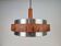 Vintage Scandinavian Pendant Lamp in Teak, 1960s