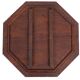 Fabulous Hoshiarpur Anglo Indian brass inlaid hardwood occasional coffee ta