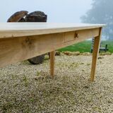 Solid oak farmhouse table 220 X 80 cm