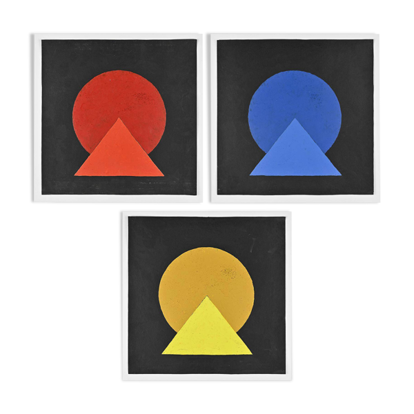 Cercle et Triangle par Hans Peter, Suisse 1996