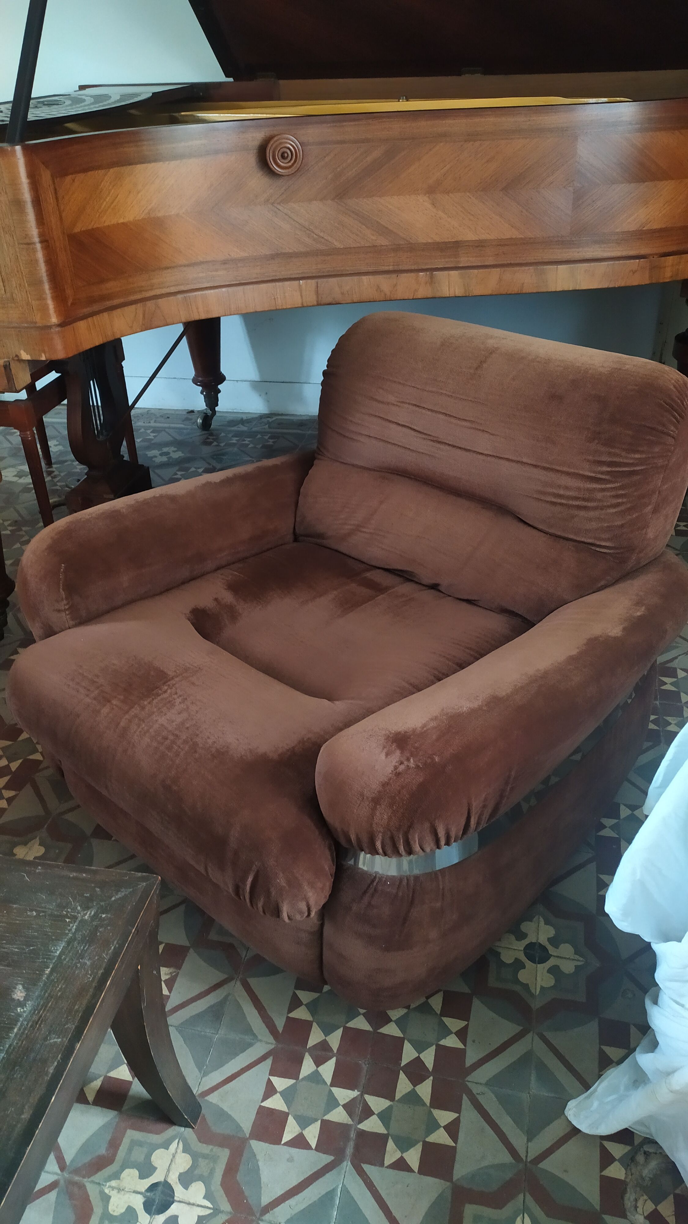 Canapé convertible et fauteuils 70s