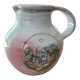 Glazed stoneware pitcher signed Yvonne Seyve and Josianne Chaudet