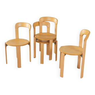 Chaises de salle à manger des années 1970, modèle 2100, Bruno Rey