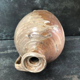 Old varnished sandstone jug