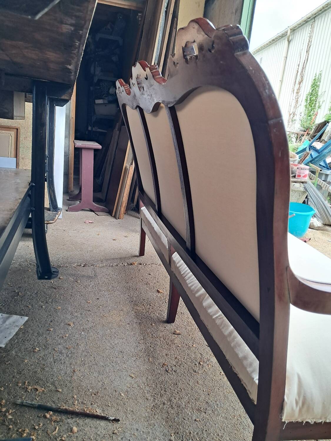 Restoration period sofa