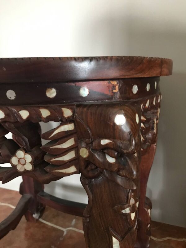 Table sellette chine nacre