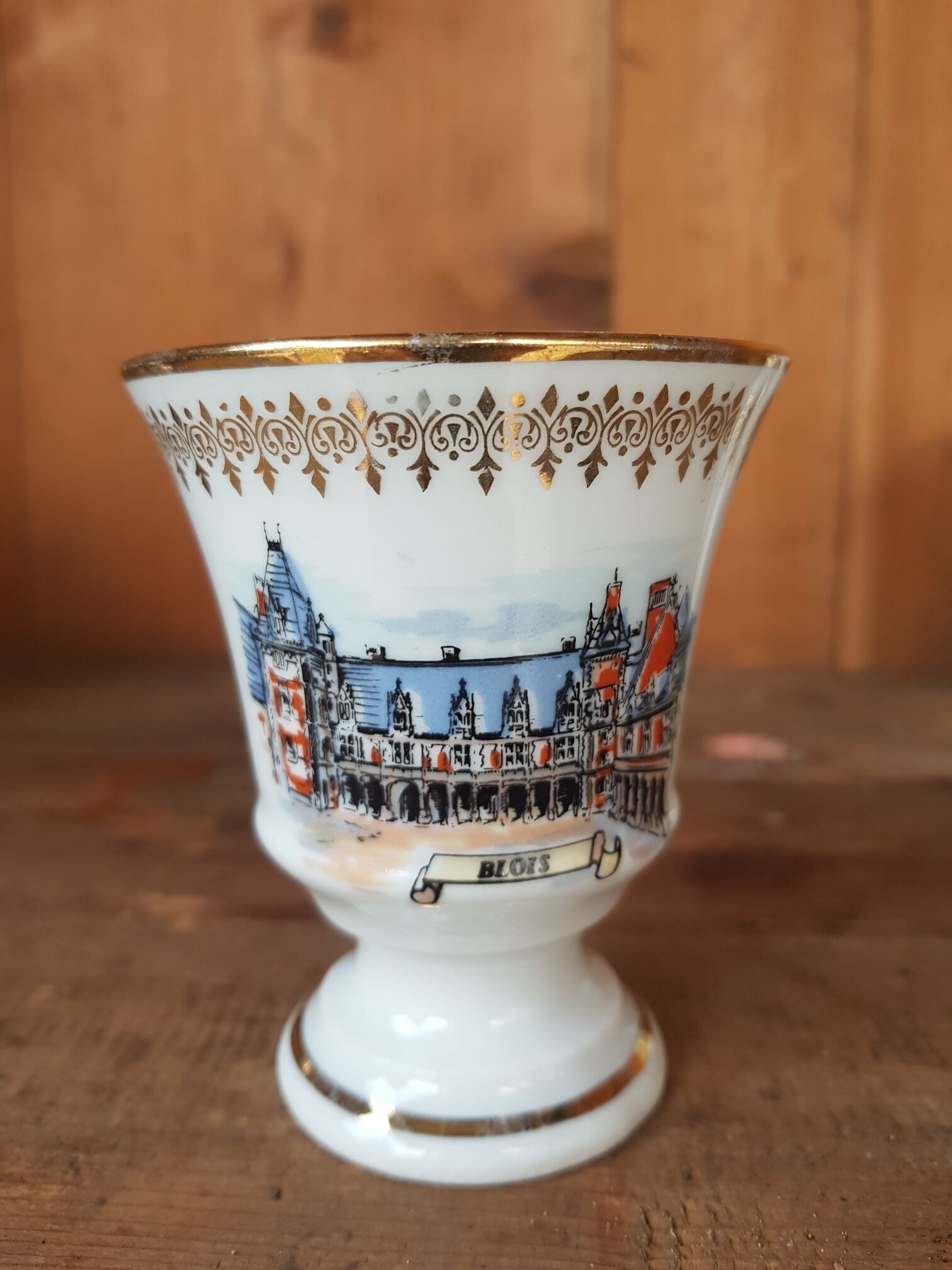 Set of 5 cups mazagrans mugs vintage porcelain