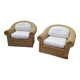 Fauteuils en rotin