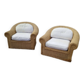 Fauteuils en rotin