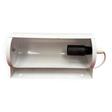 Metal wall light with shutter