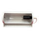 Metal wall light with shutter