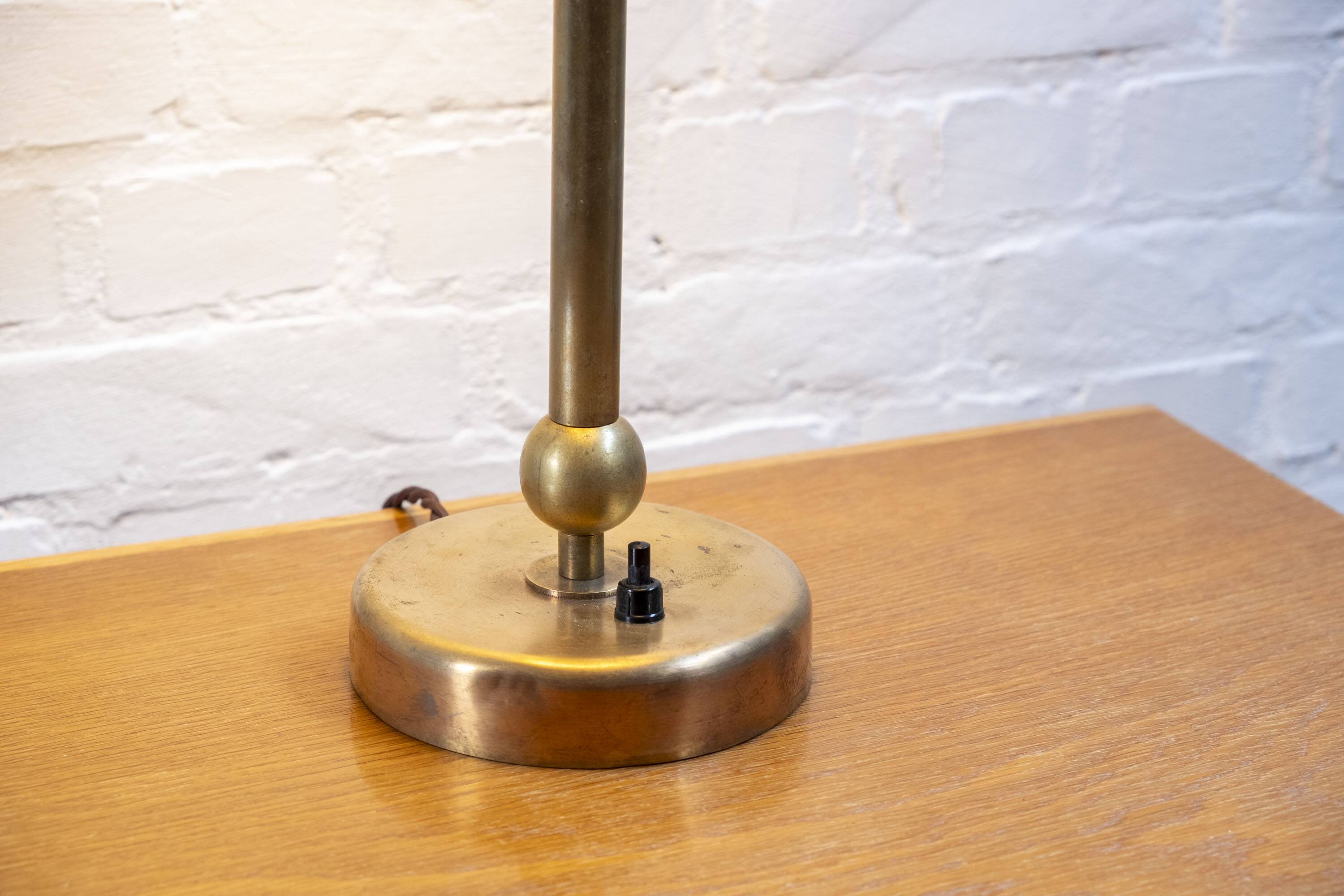 Rare Fog & Mørup table lamp, 1940s Denmark