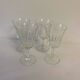 Lot de 4 petits verres à pieds