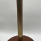 1950s desk lamp - brass/leather