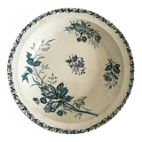 Plat creux en terre de fer Mûre, Badonviller vers 1900