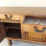 Rustic sideboard from the Aranjou brand, 70s/80s