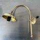 Lot 2 vintage opaline wall lamps