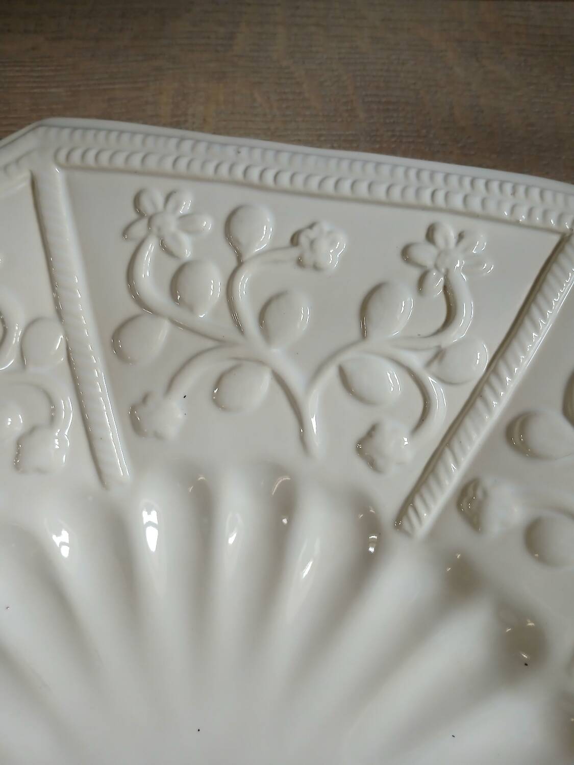 Large antique ceramic dish
