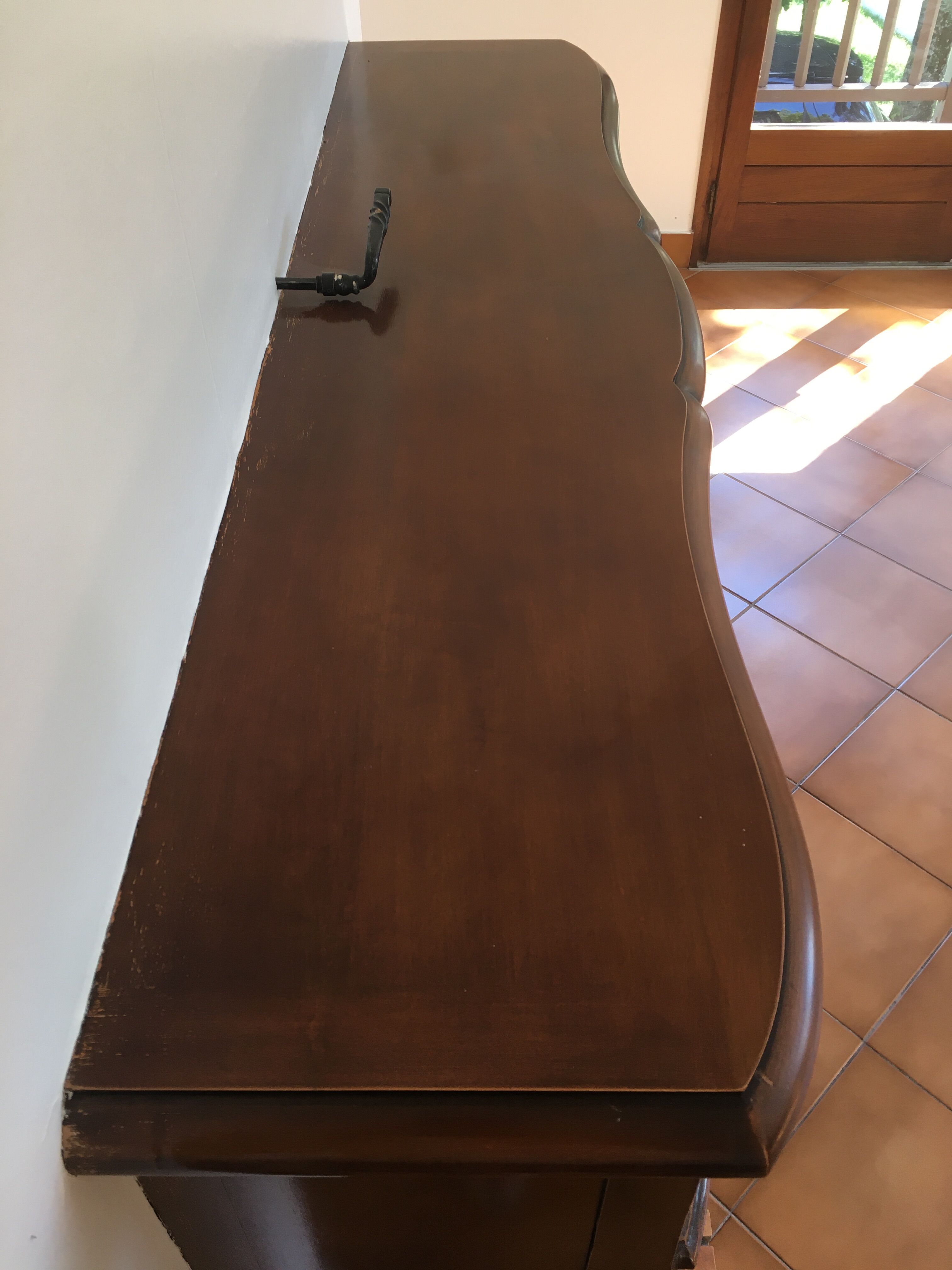 Wooden coat/chimney frame