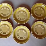 6 Gien "Sun" coffee cups