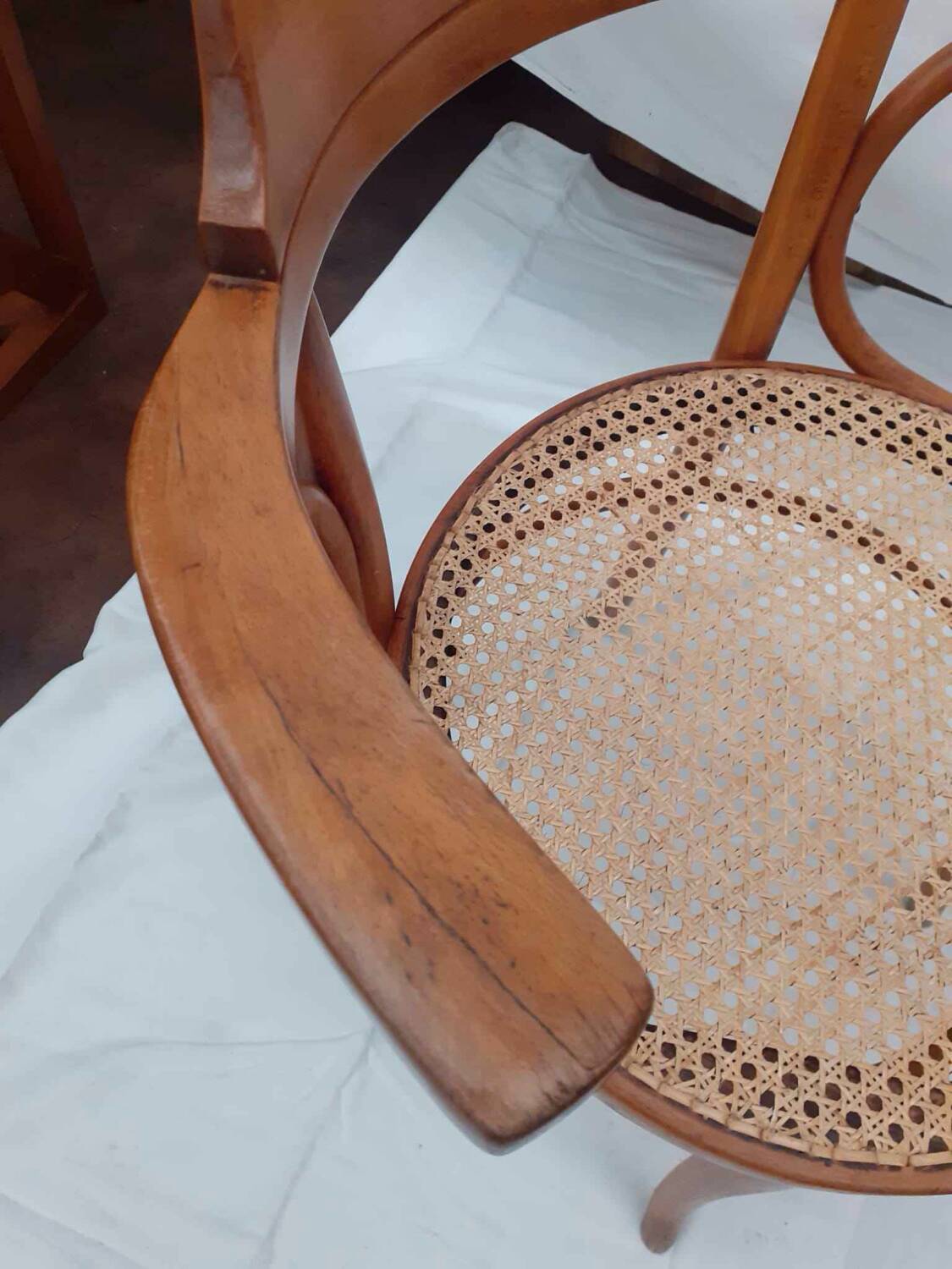 Cane armchair, Thonet brand