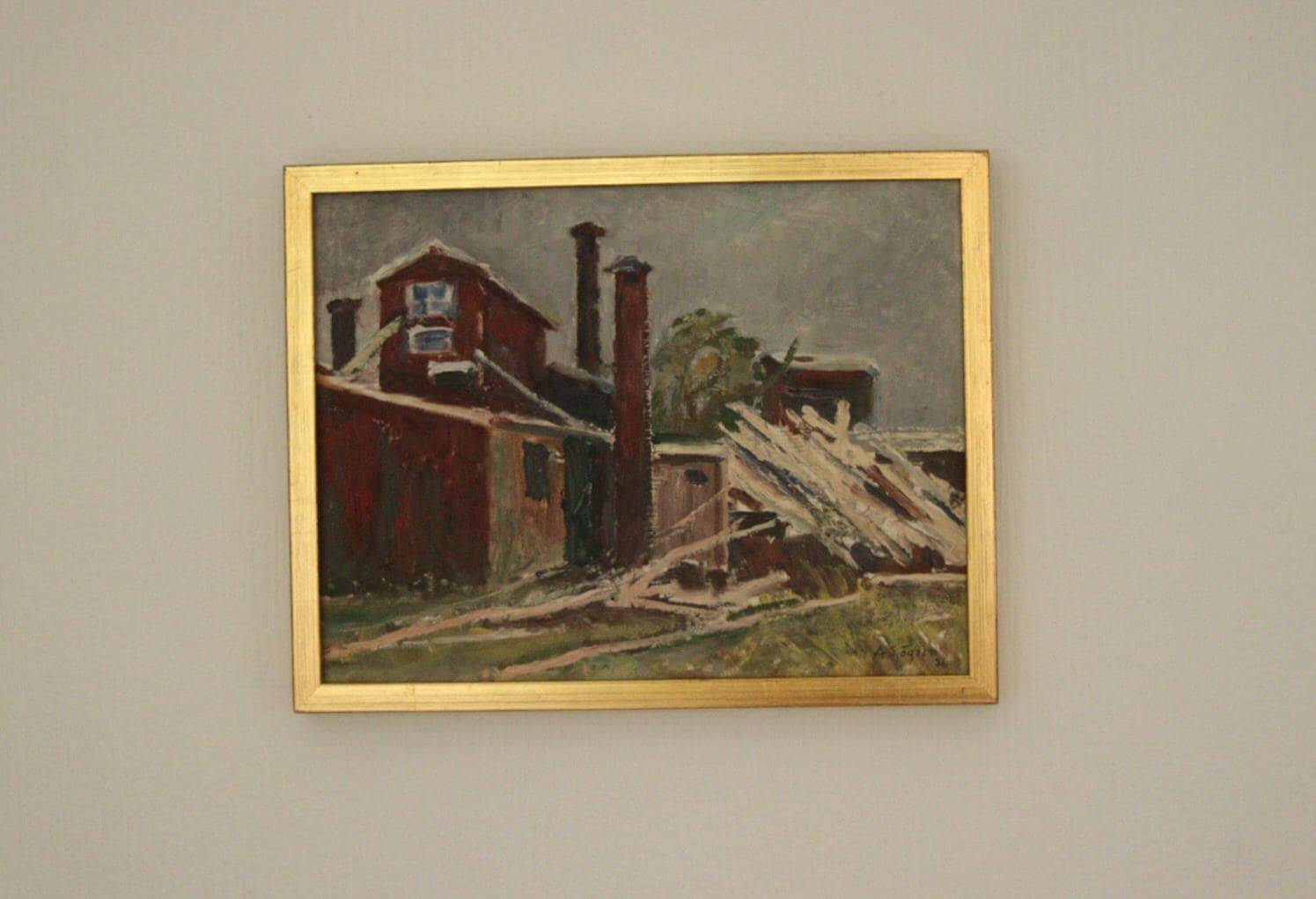 House in the countryside by Axel Sjögren