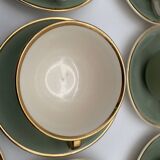 Service à thé et café Villeroy et Boch en porcelaine vert d’eau
