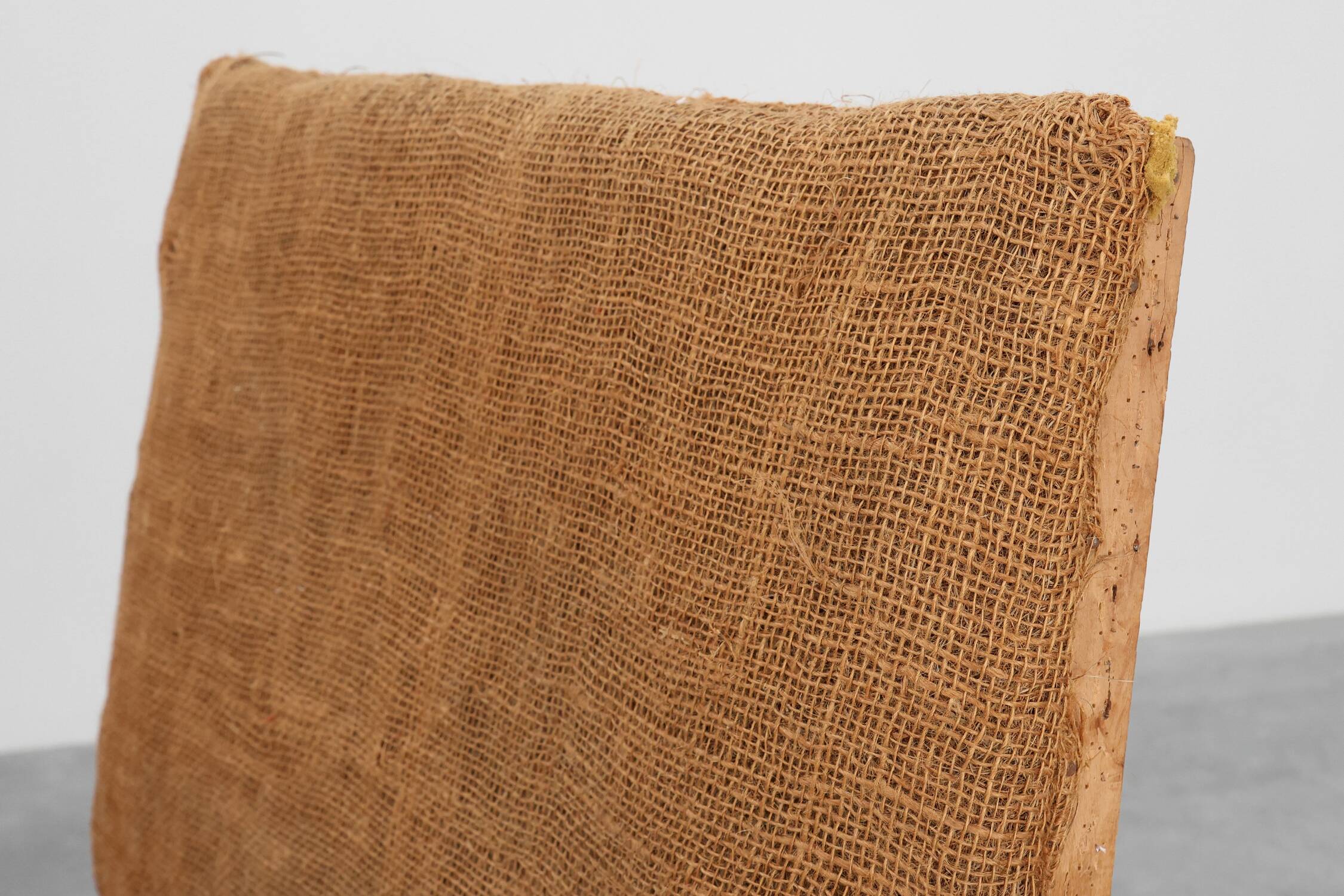 18th-Century Belgian Baroque Armchair in Wood and Leather, Louis XIV Period