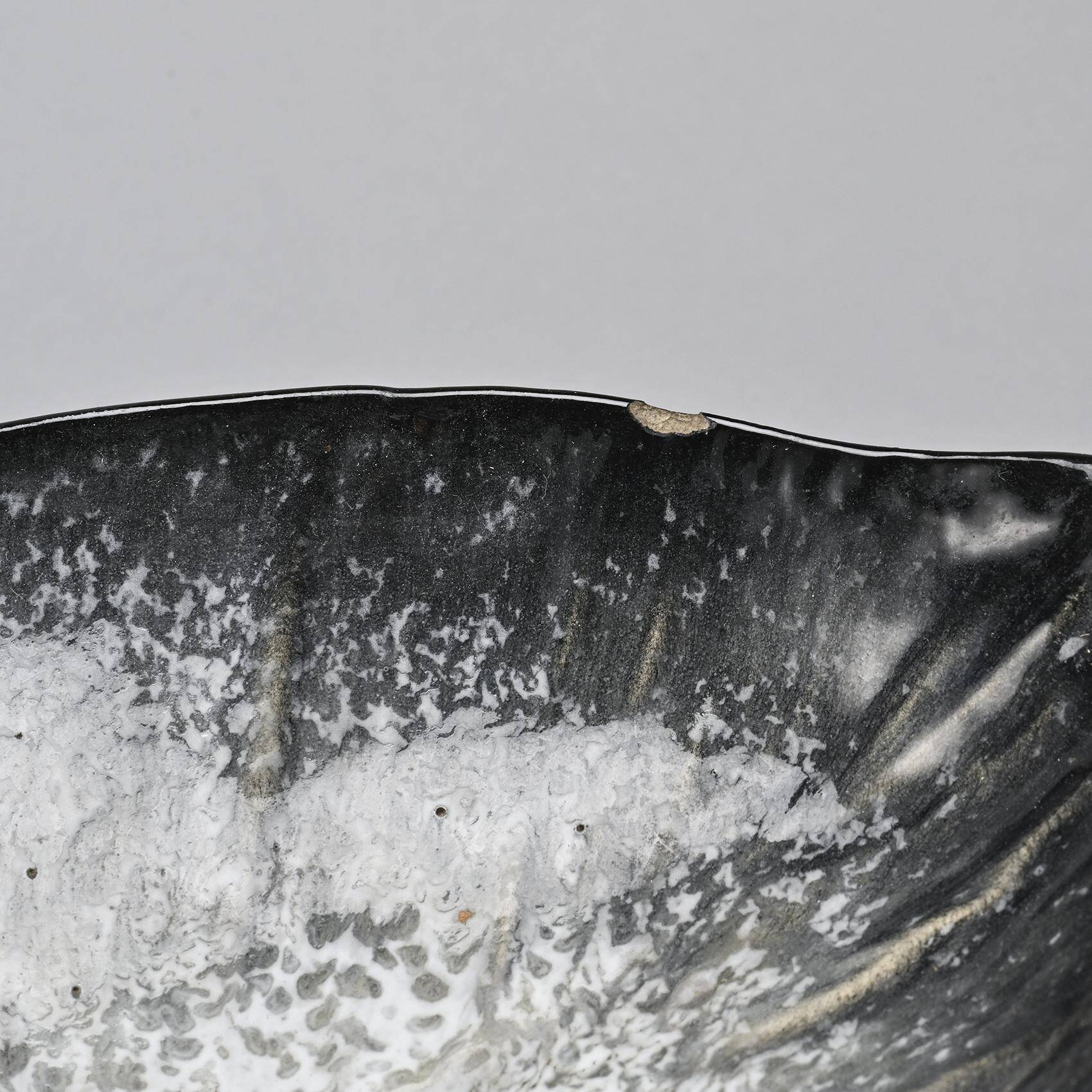 Large ceramic dish by Pol Chambost, France 1955