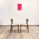 Mid-Century Model 75 Chairs in Teak by Niels O. Møller for J.L. Moller, 1950, Set of 2