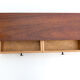 Teak mirror and shelf with drawers, 1950s