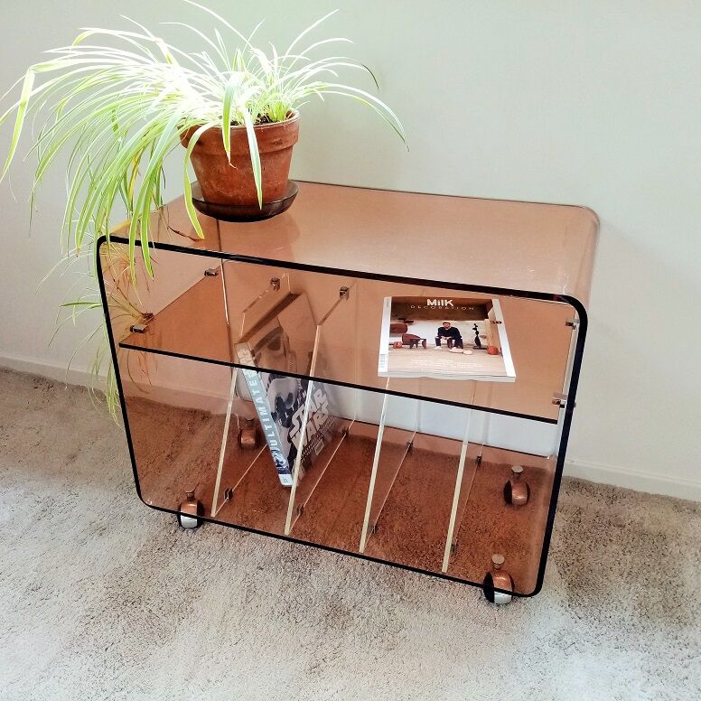 Furniture storage disc hifi Plexiglas