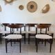 6 vintage Scandinavian teak chairs by Dyrlund