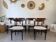 6 vintage Scandinavian teak chairs by Dyrlund